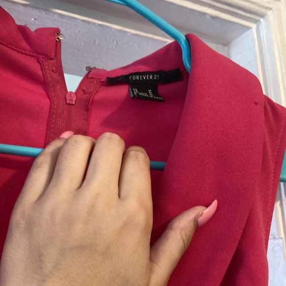 Hot Pink Forever 21 Hot Pant One Piece with Buckle - Picture 4 of 4